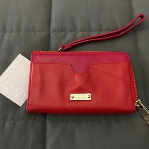 Badgley Mischka Tami Shine Leather Wallet